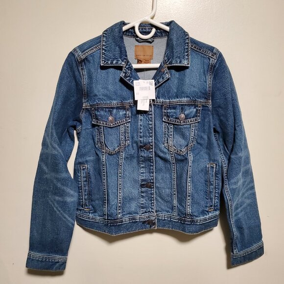 American Eagle AE Strigid Classic Denim Jacket | Dark Wash | NWT - Picture 4 of 13